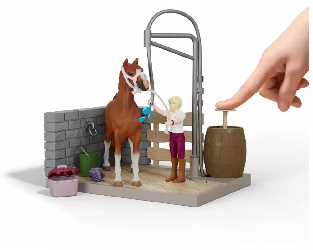 Schleich Spielfigurenset Sofias Pferdewaschplatz