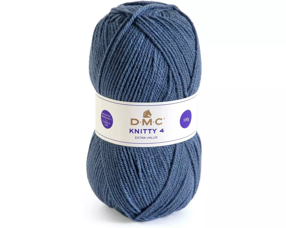DMC Wolle Knitty 4 Mini Kobaltblau