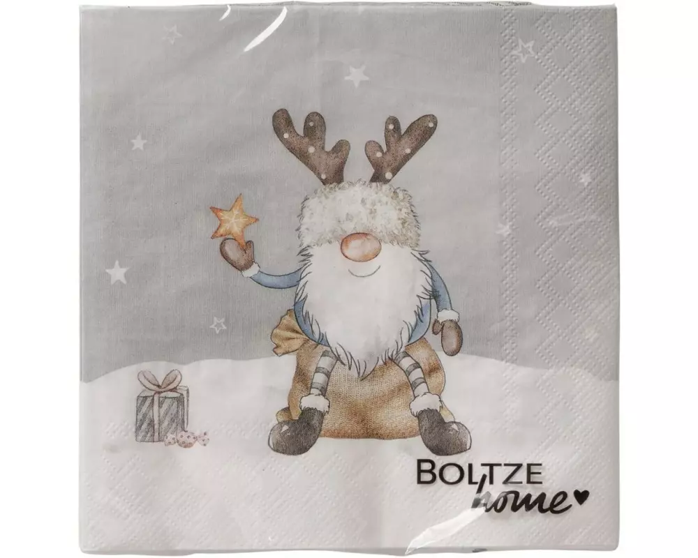 Boltze Servietten Devin 20 Stück, 16.5 x 16.5 cm