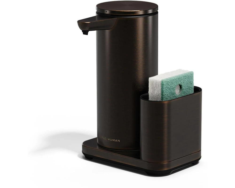 Simplehuman Sensorspender mit Caddy 414 ml, Bronze