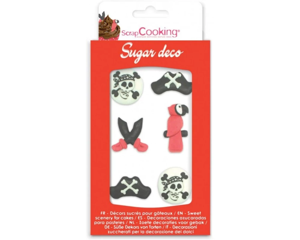 ScrapCooking Zuckerdekore Pirat 6 Stück