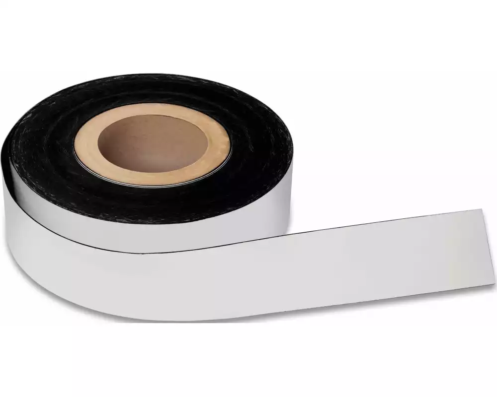 Magnetoplan Magnetband PVC 25 mm x 30 m, Weiss