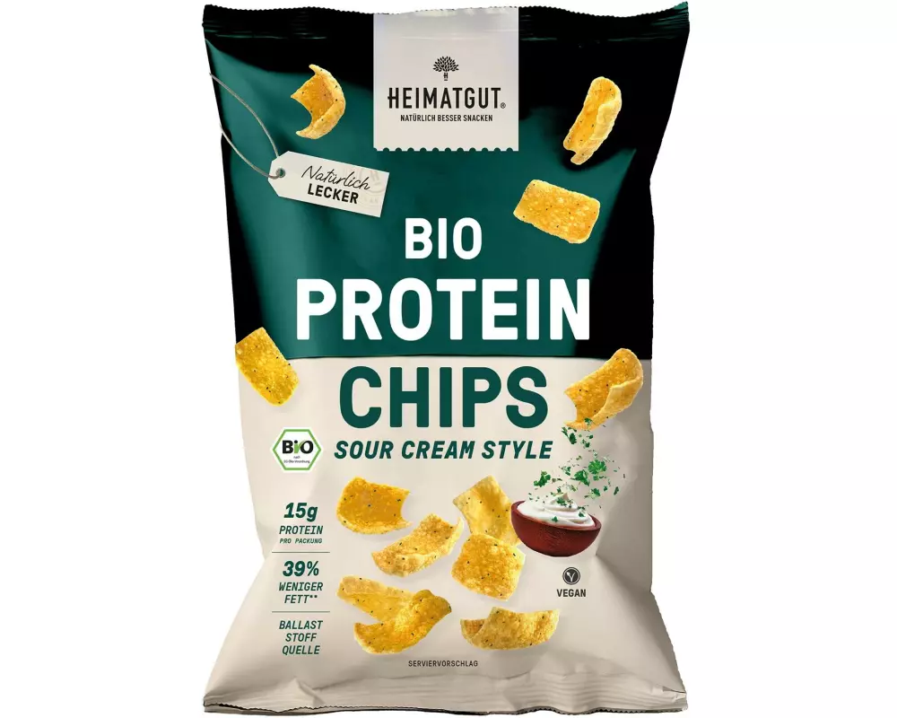 Heimatgut Protein Chips Sour Cream Style 63 g