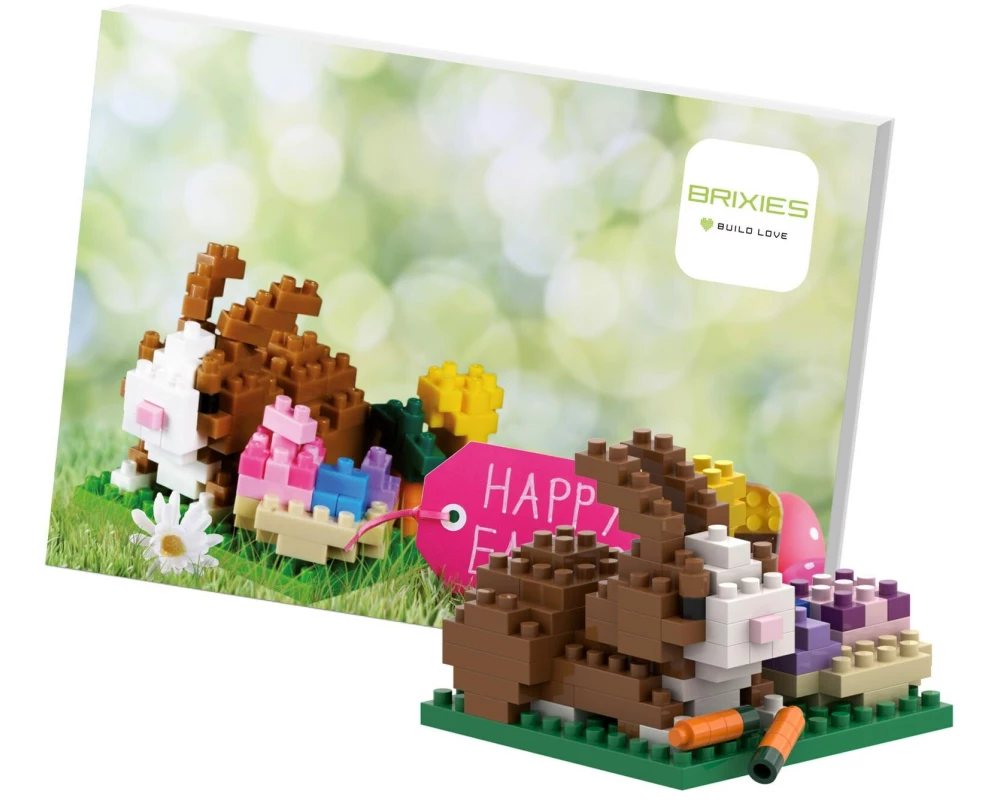 BRIXIES Frohe Ostern aus 136 Bausteinen