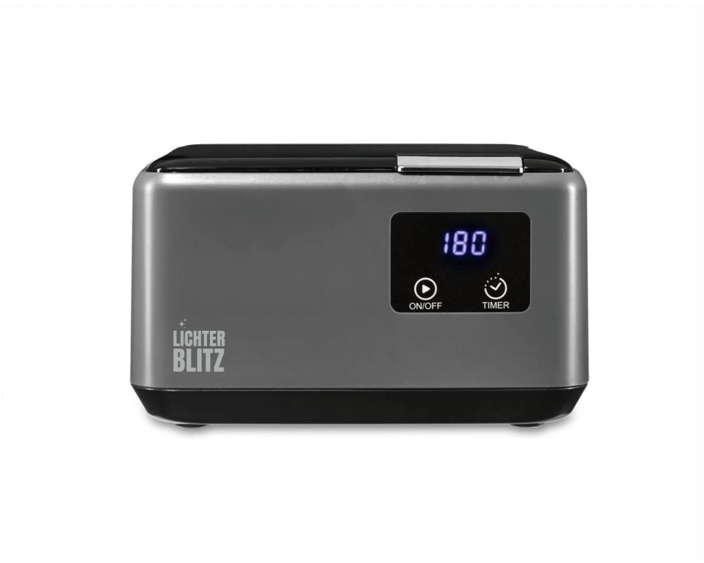 Lichterblitz Ultraschallreiniger 50 W, Grau/Schwarz