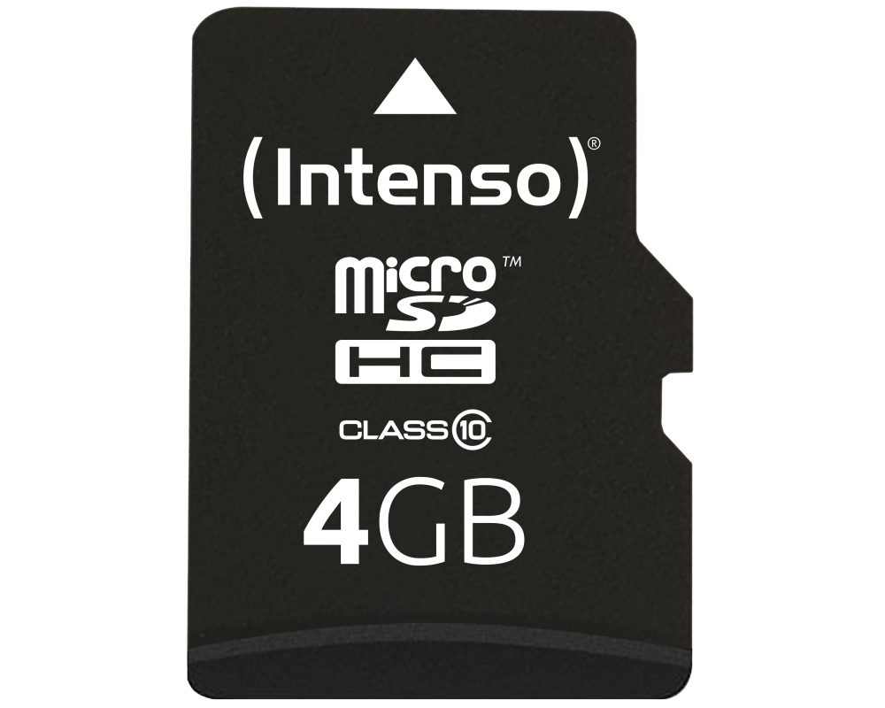 INTENSO micro SDHC Card Class 10 4GB 3413450