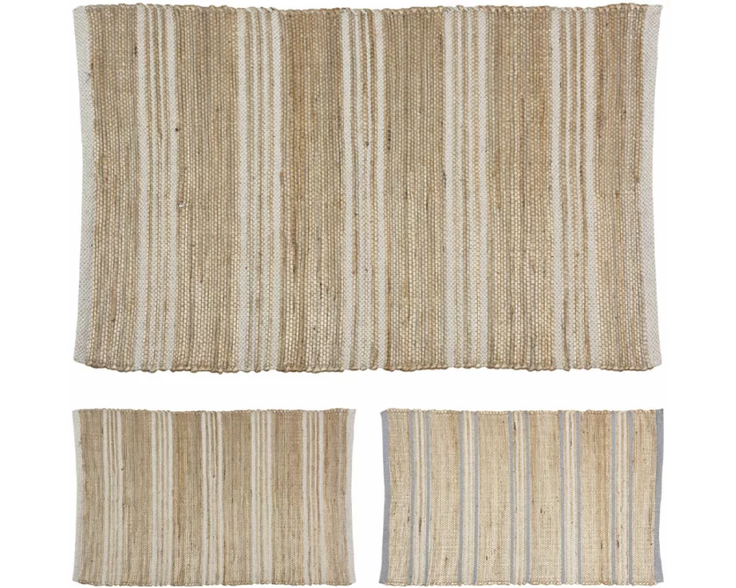 FS-STAR Teppich Jute-Baumwolle 2versch. Farben