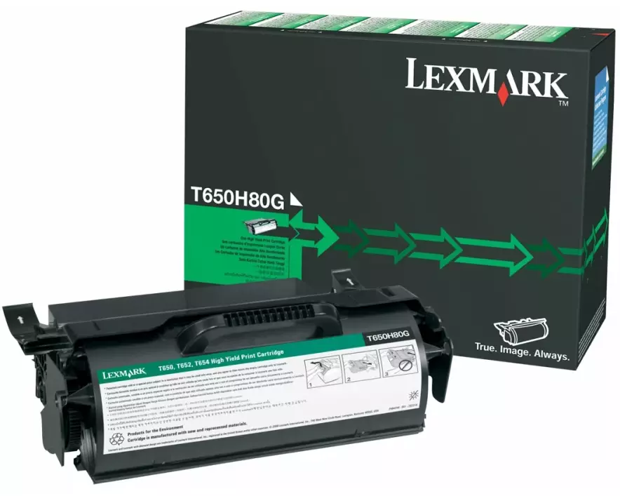 LEXMARK T65X toner cartridge black high yield 25.000 pages