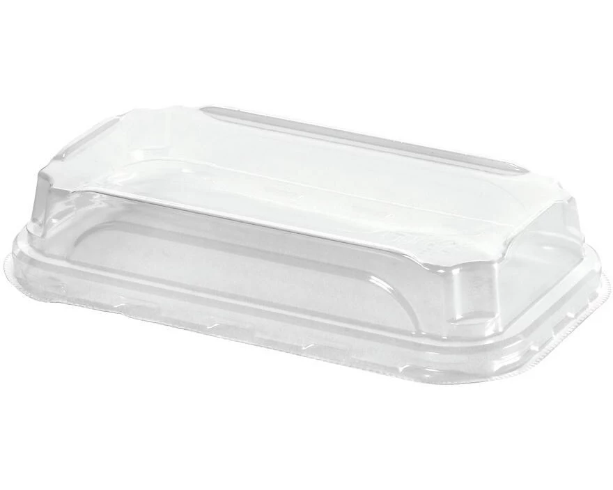 Duni Deckel Lid Contrast Slim Small 240 ml, Transparent, 50 Stück