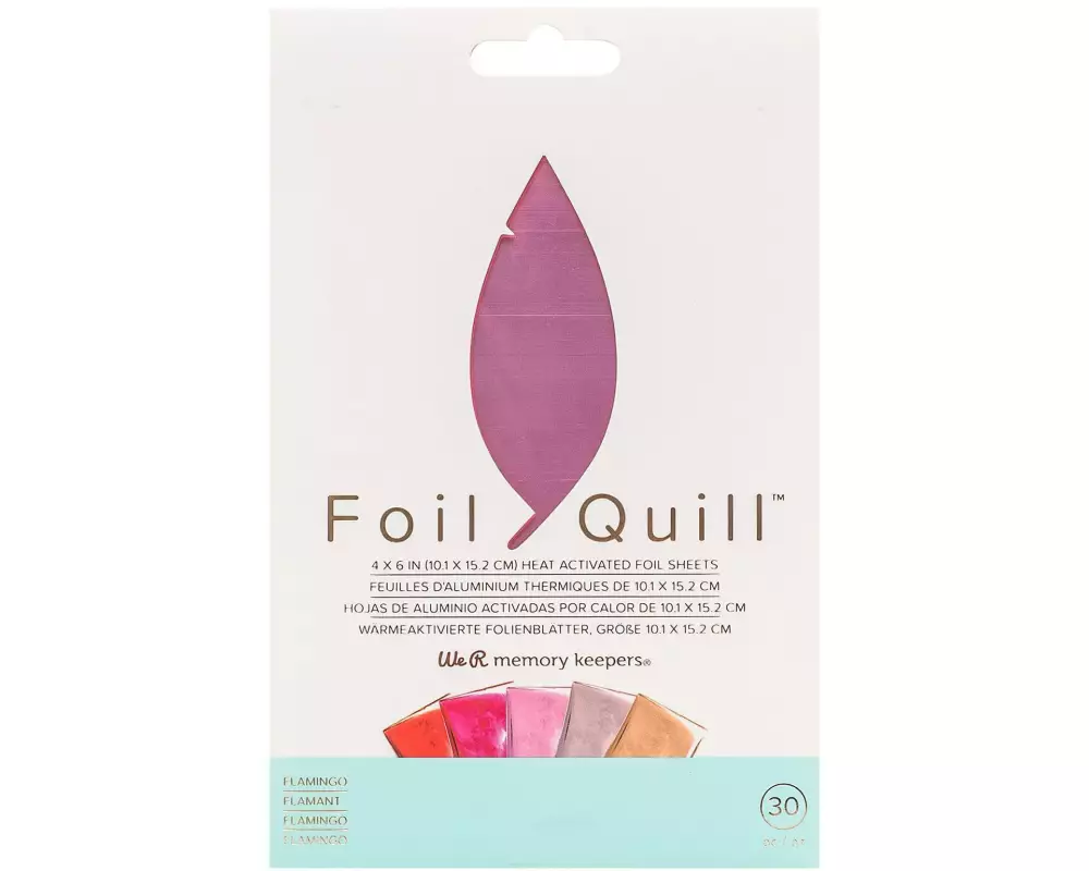 We R Memory Keepers Folie Foil Quill 10.1 x 15.2 cm, 30 Blatt