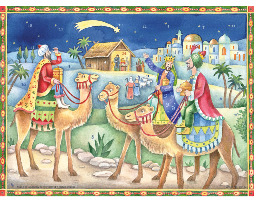 SELLMER Adventskalender 700 70153 Heilige Drei Könige bringen G