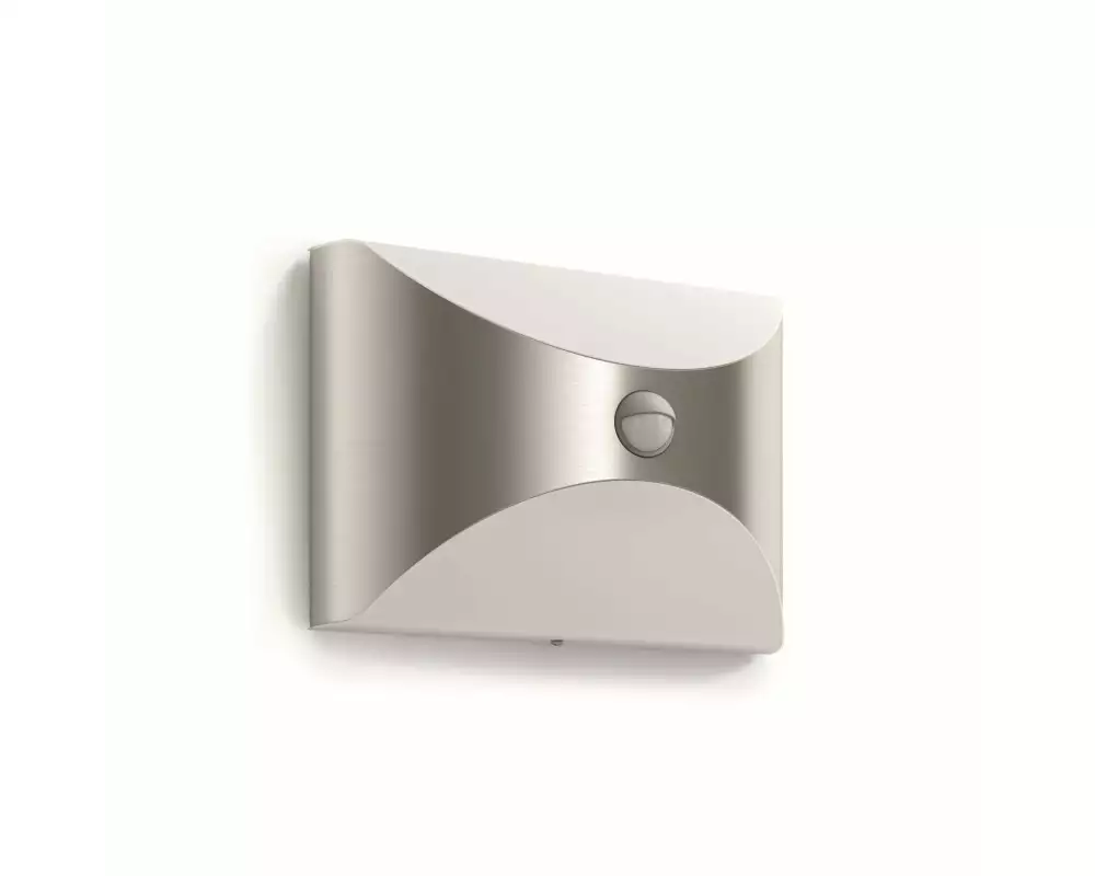 Philips myGarden Wandleuchte Herb, 600 lm, Edelstahl+ Sensor
