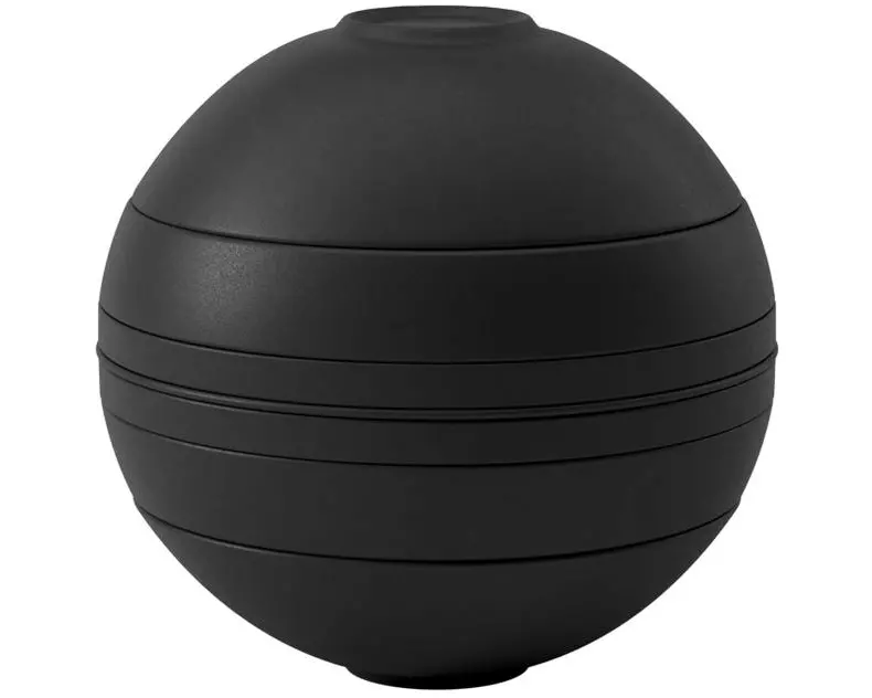 Villeroy & Boch Speise-Service Iconic La Boule 7 Stück, Schwarz