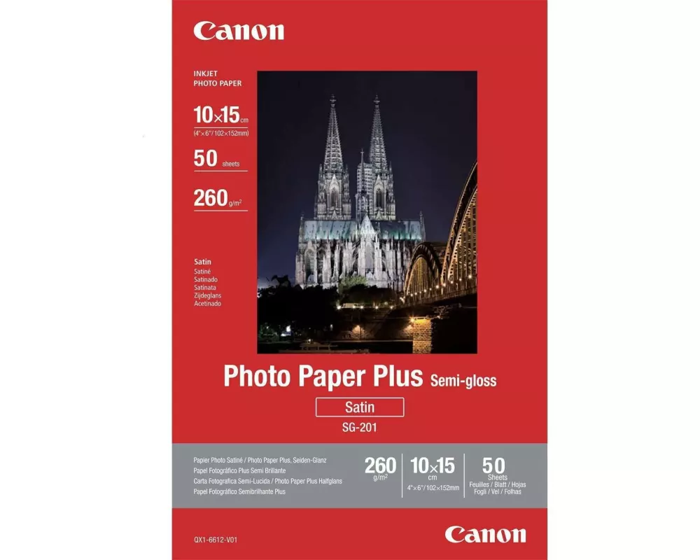Canon Fotopapier 10 x 15 cm 260 g/m² 50 Stück