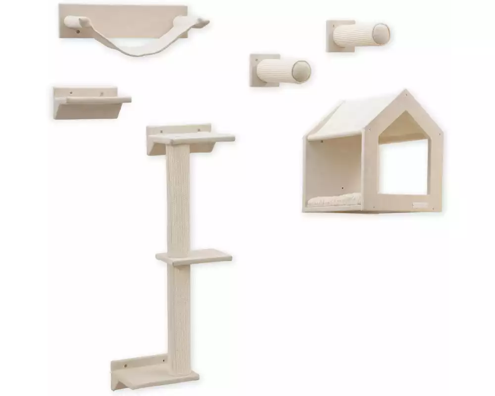Kerbl Kletterwand Monte Falco Beige, 6-teilig