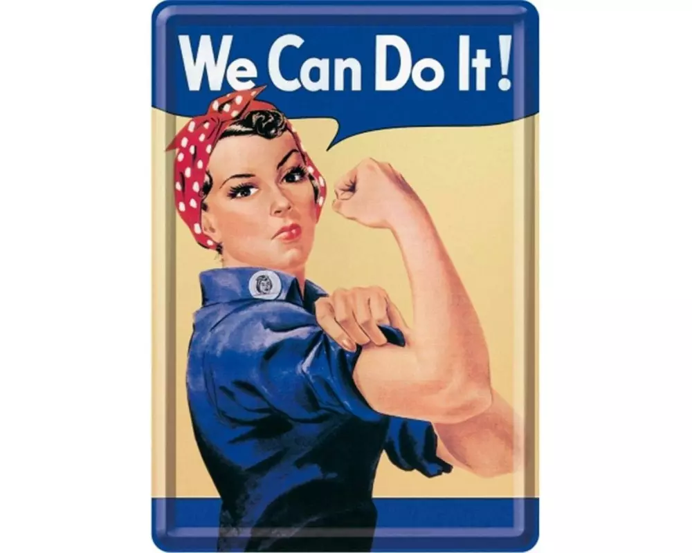 Nostalgic Art Postkarte We Can Do It Mehrfarbig