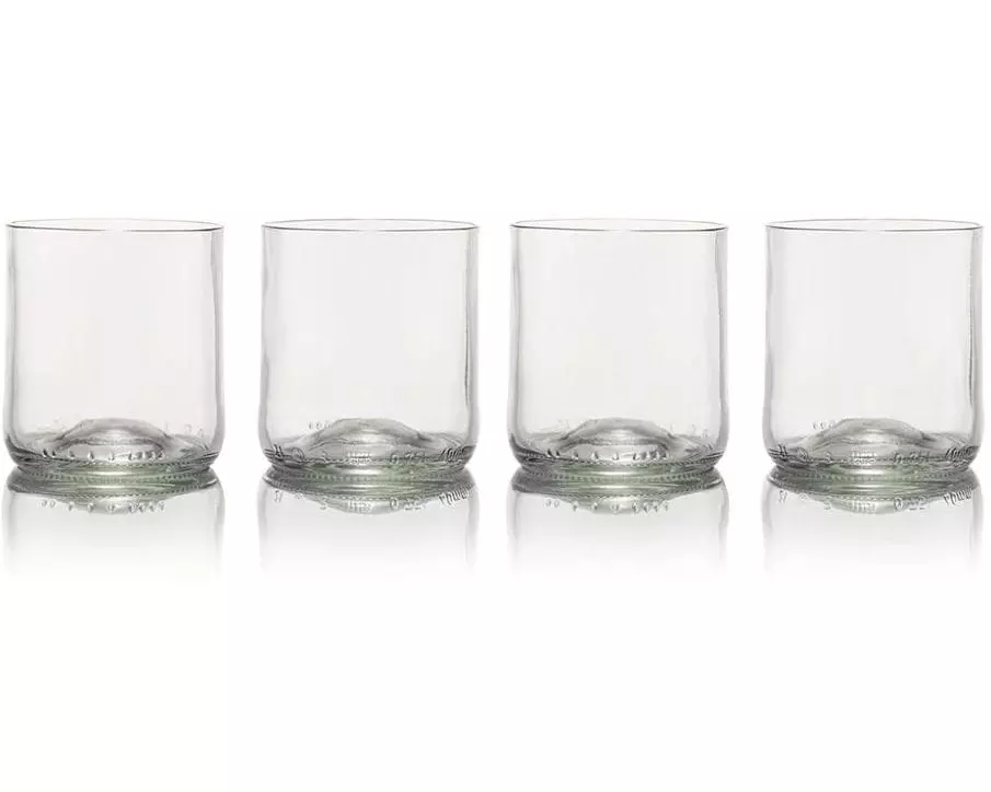 Rebottled Trinkglas 230 ml, 4 Stück, Transparent