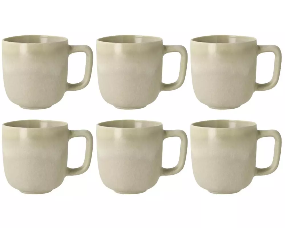 Villa Collection Kaffeetasse Shoku 230 ml, 6 Stück, Beige