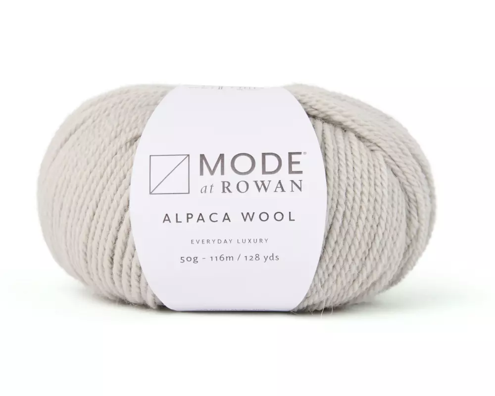 Mode at Rowan Wolle Alpaca Wool 50 g, 116 m, Creme