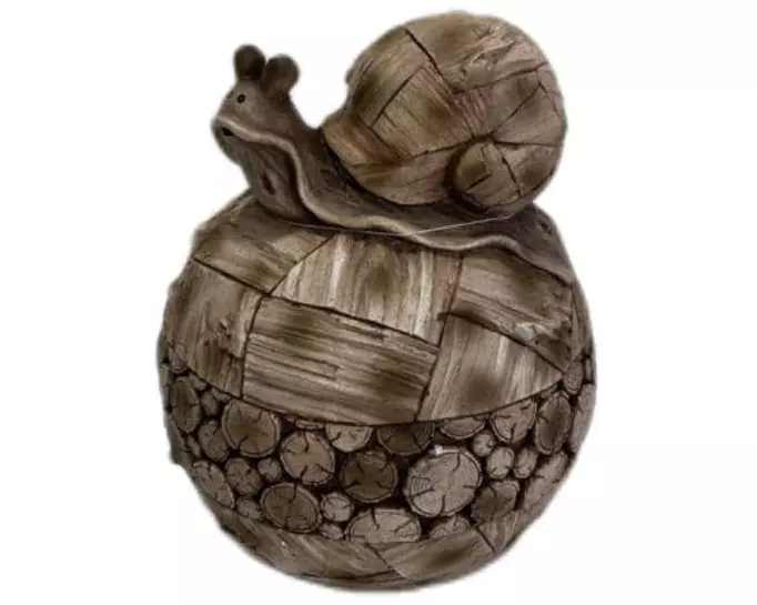 Colibri Dekofigur Schnecke auf Ball 28.5 cm