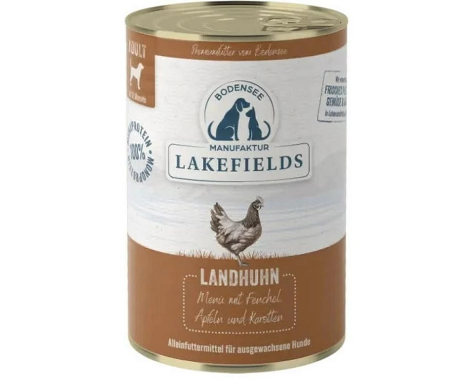 Lakefields Landhuhn mit Fenchel, Äpfeln und Kartoffeln 400 g