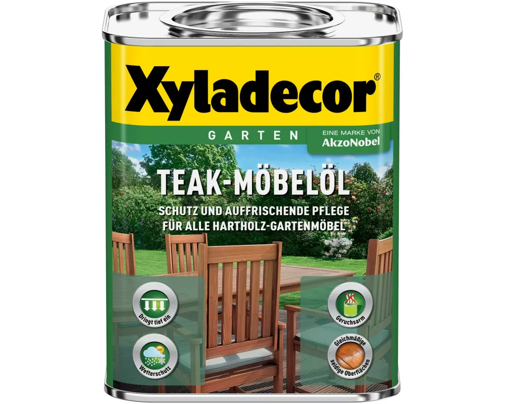 Xyladecor Teak-Möbelöl Farblos, 750 ml