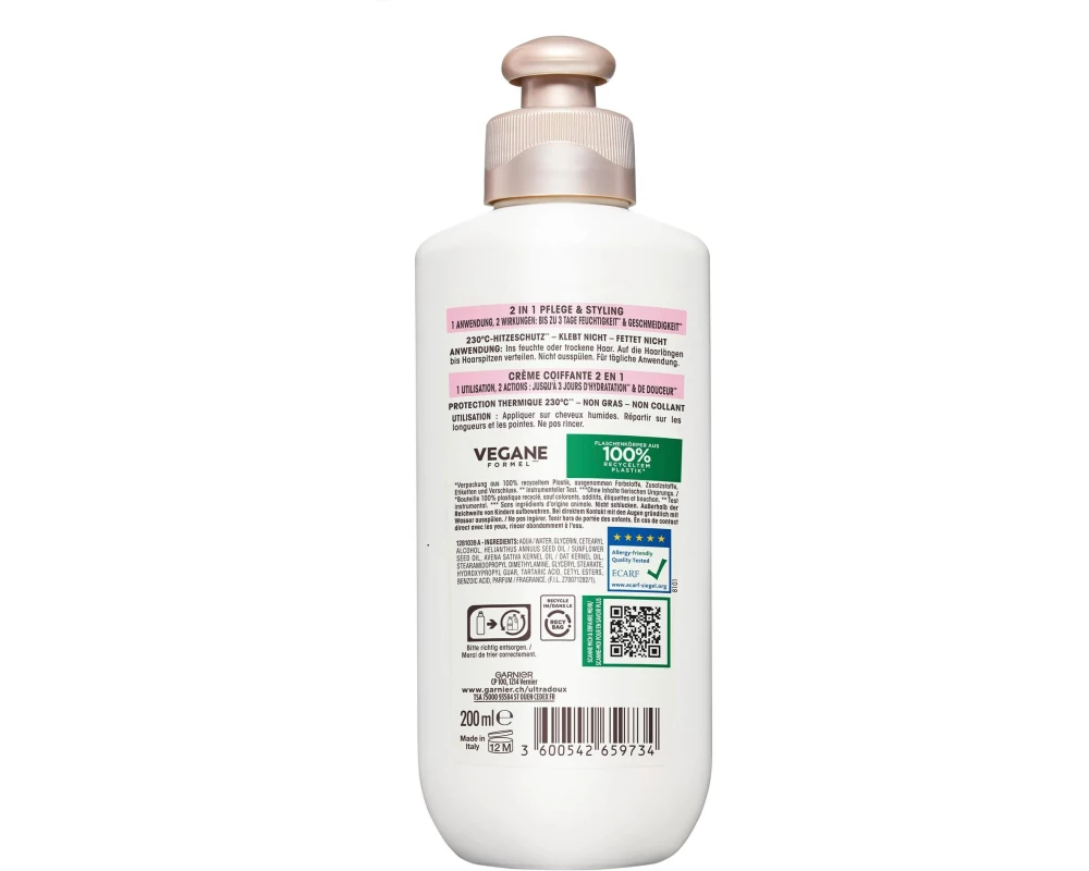Garnier 2-in-1 Pflege und Styling Leave-In Creme 200 ml