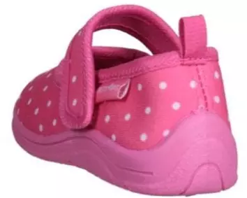 Playshoes Hausschuhe Punkte Gr. 20/21, Rosa