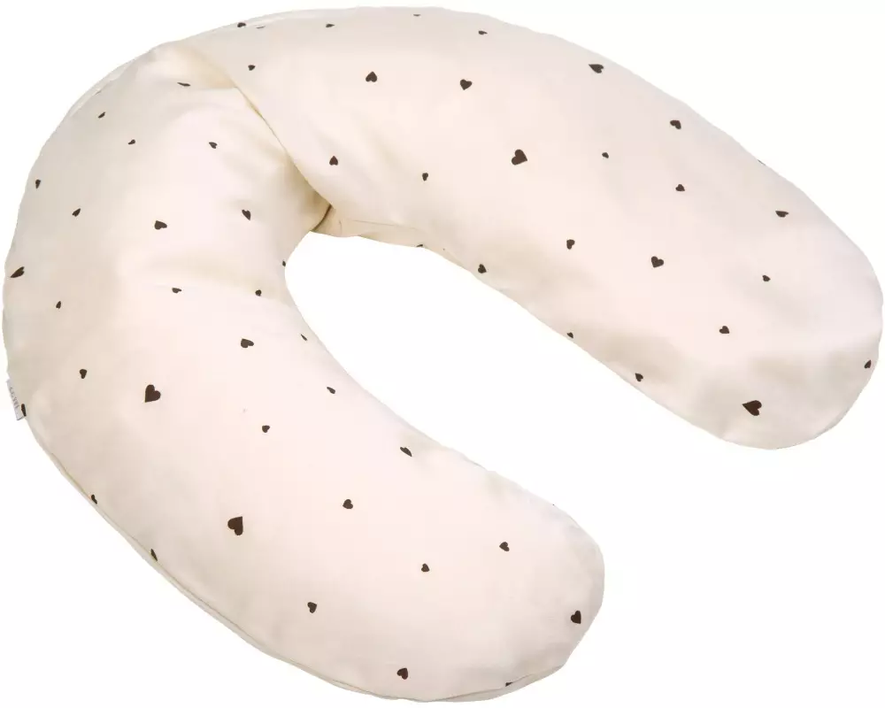 ZEWI bébé-jou Lagerungskissen classic Hearts 100 cm