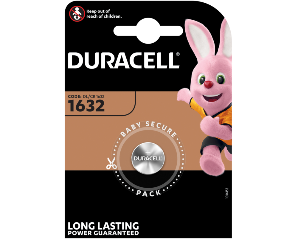 DURACELL Knopfbatterie Specialty DL/CR1632 CR1632, 3V