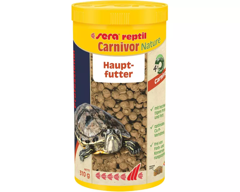 sera Hauptfutter reptil Prof. Carnivor Nature, 1000 ml, 310g