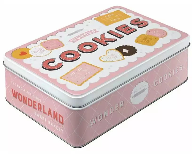 Nostalgic Art Vorratsdose Wonder Cookies 3 l, Gelb/Rosa/Weiss