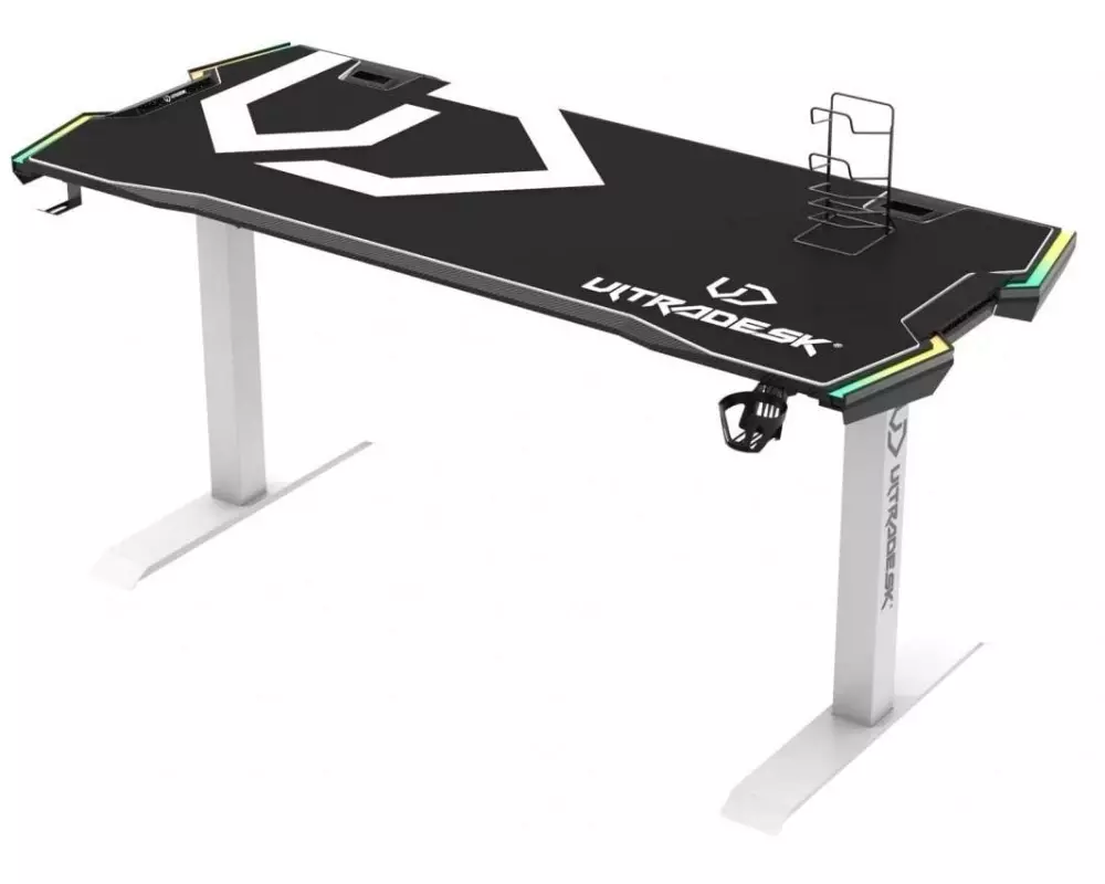 Ultradesk Gaming Tisch Force Weiss