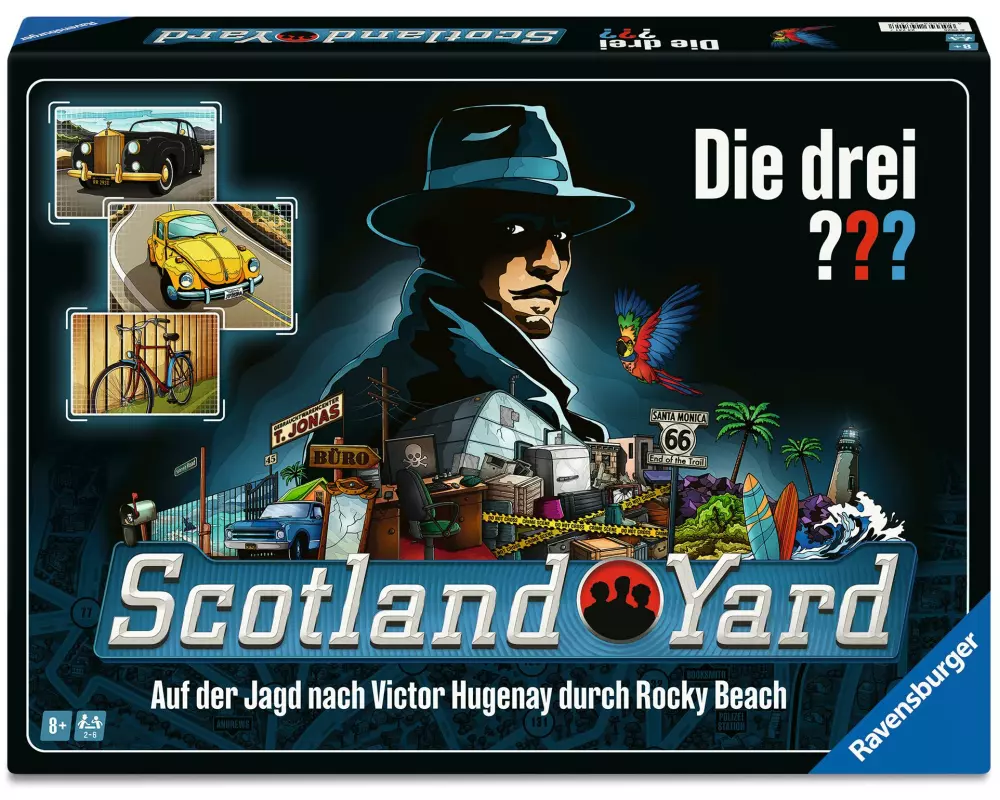 Ravensburger Familienspiel Die drei ??? Scotland Yard