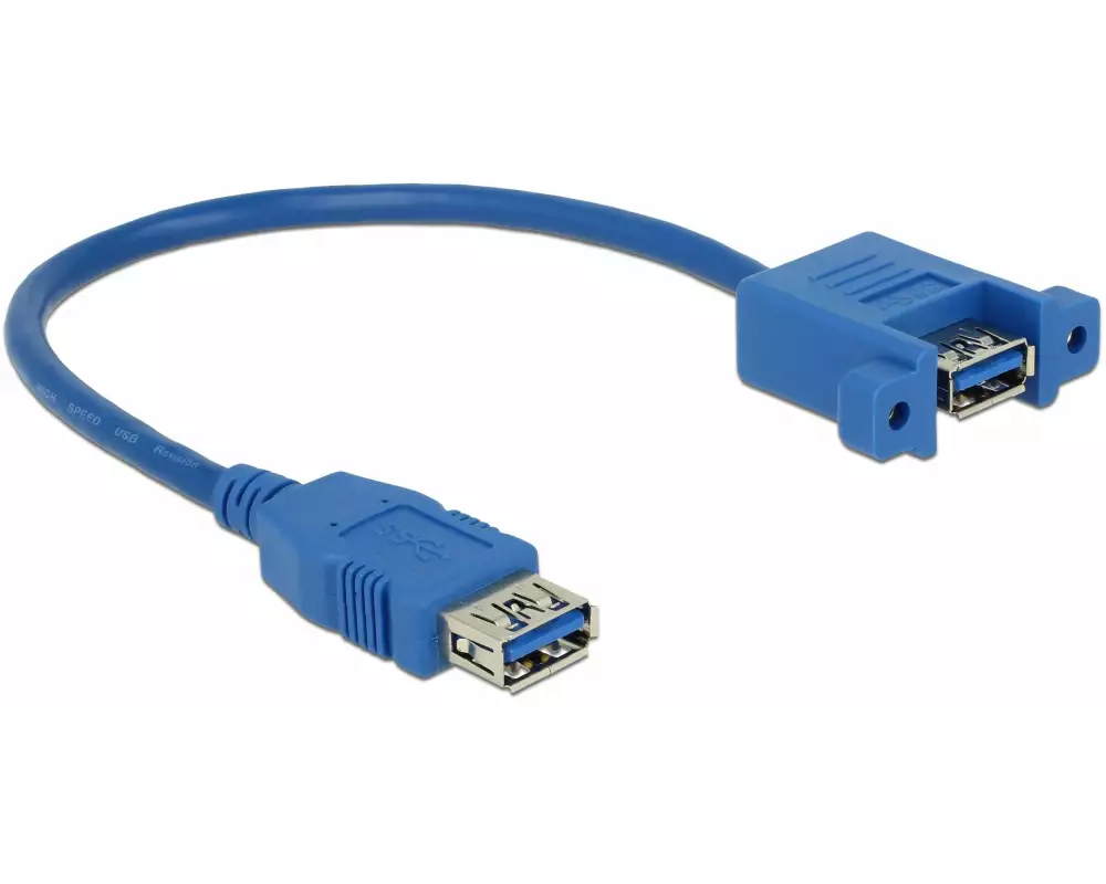 Delock USB 3.0-Einbaukabel USB-A - USB-A 0.15 m