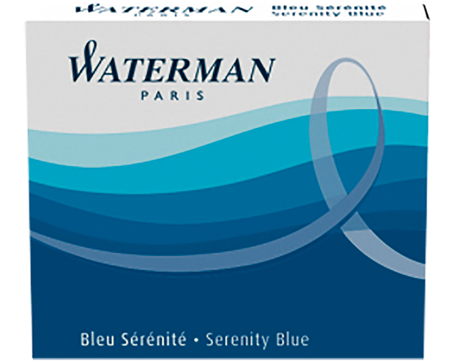WATERMAN Tintenpatronen S0110950 blau 6 Stück