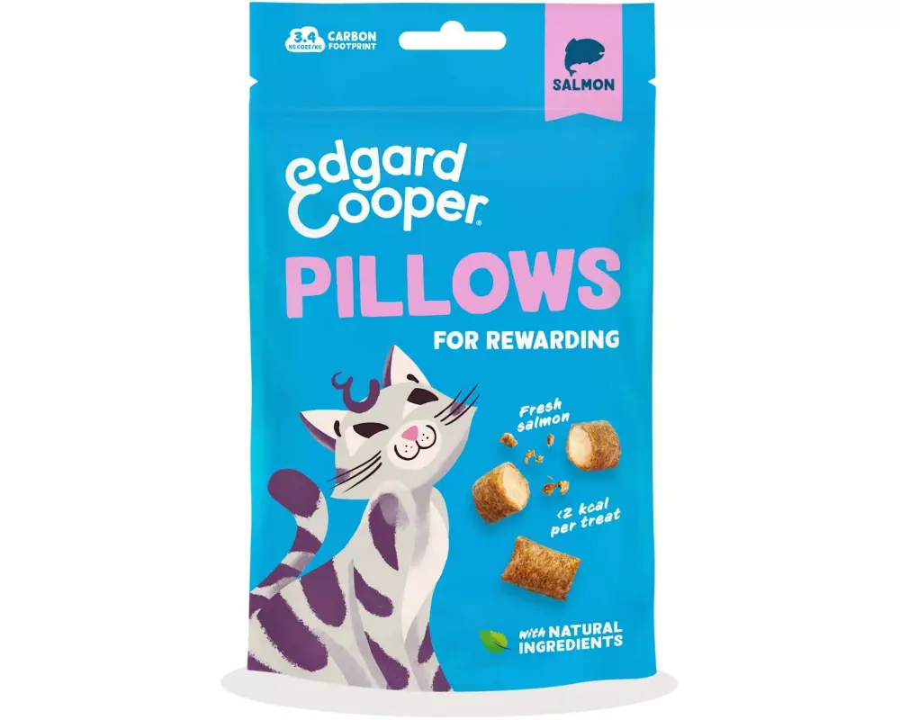 Edgard & Cooper Katzen-Snack Pillows Lachs 60 g