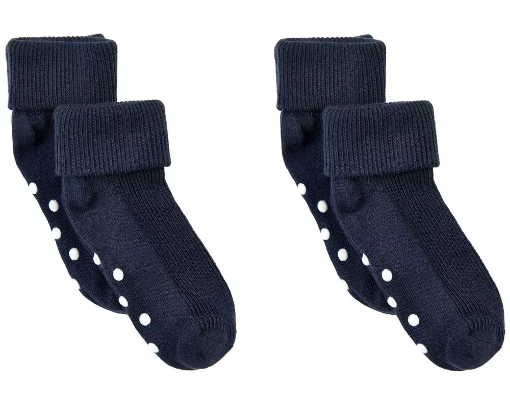 minymo Antirutsch-Socken 4er Set Dark Navy Gr. 19/22