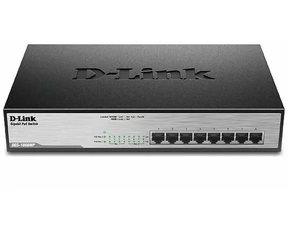D-Link PoE+ Switch DGS-1008MP 8 Port