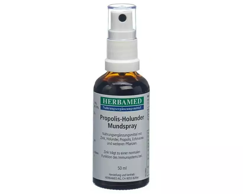 Herbamed Propolis-Holunder Mundspray 50 ml