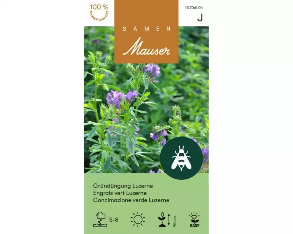 Samen Mauser Gründüngung Luzerne 100g