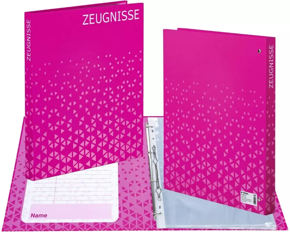 HERMA Zeugnismappe Karton Pink 1 Stück