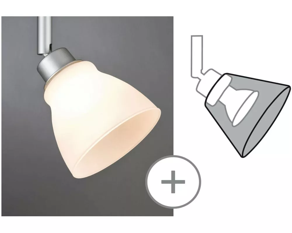 Paulmann DecoSystems Schirm Wolbi, Weiss