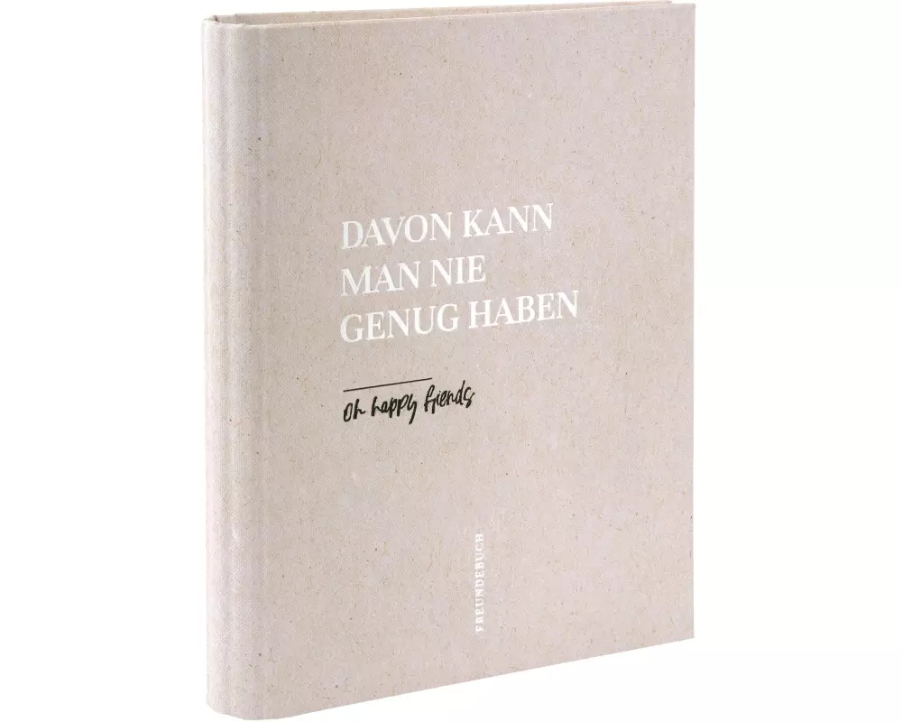 Goldbuch Freundebuch Happy friends A5, 50 Seiten