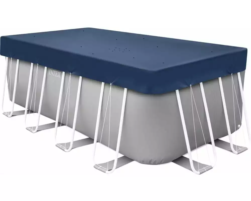 Intex Pool-Abdeckplane Allwetter-Deluxe 4 m x 2 m, Dunkelblau