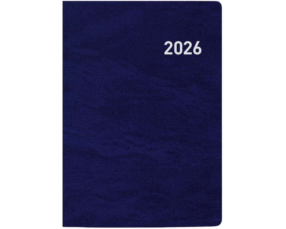 BIELLA Taschenagenda Tell 2026 823201050026U 2T/1S blau ML 8.5x12.5cm