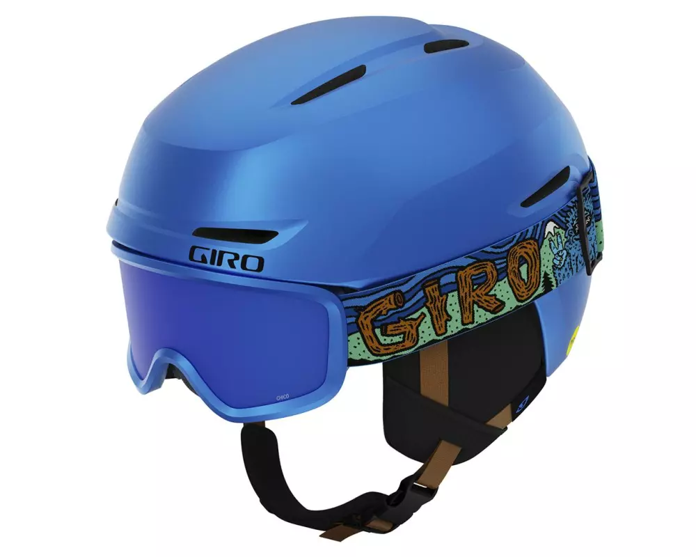 Giro Helm Spur Flash Combo Blue Shreddy Yeti, S