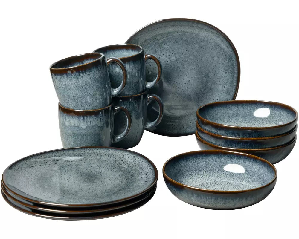 Villeroy & Boch Speise-Service Lave Grau