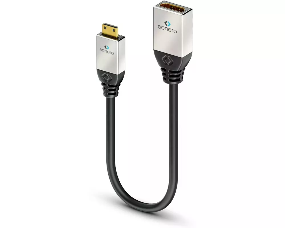 sonero Adapterkabel 4K High Speed Mini-HDMI (HDMI-C) - HDMI