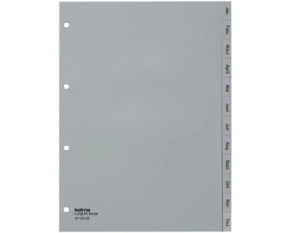 Kolma Register A4 LongLife Jan-Dez (de)